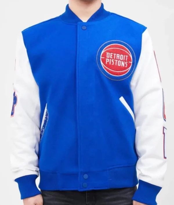 Detroit Pistons Letterman Varsity Jacket