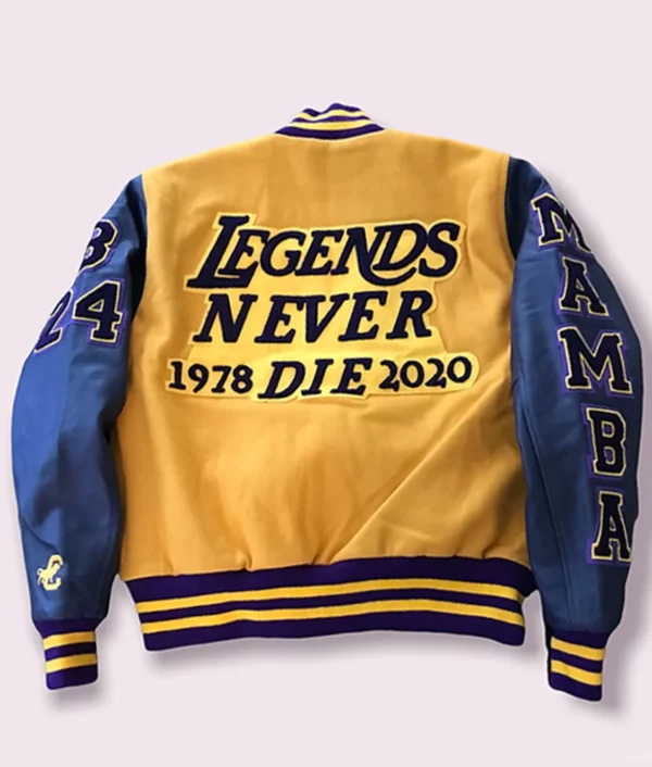 Kobe Bryant Legend Never Die Yellow/Blue Jacket