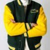 Live Two-Tone Green and Yellow Jacket