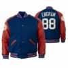 New York Giants Evan Engram Varsity Red and Blue Jacket