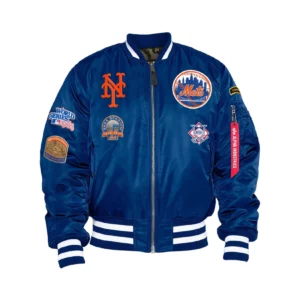 New York Mets X Alpha X New Era MA-1 Bomber Jacket