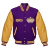 NHL Los Angeles Kings Bomber Wool/Leather Jacket