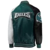 Philadelphia Eagles Green The Reliever Bomber Jacket