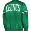 Pick & Roll Boston Celtics Kelly Green Varsity Jacket