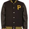 Men’s Pittsburgh Pirates Black Varsity Jacket