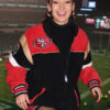 49ers Kristin Juszczyk Suede Jacket