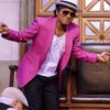 Bruno Mars Pink Blazer