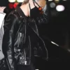 BTS Member Jimin Black Leather Jacket